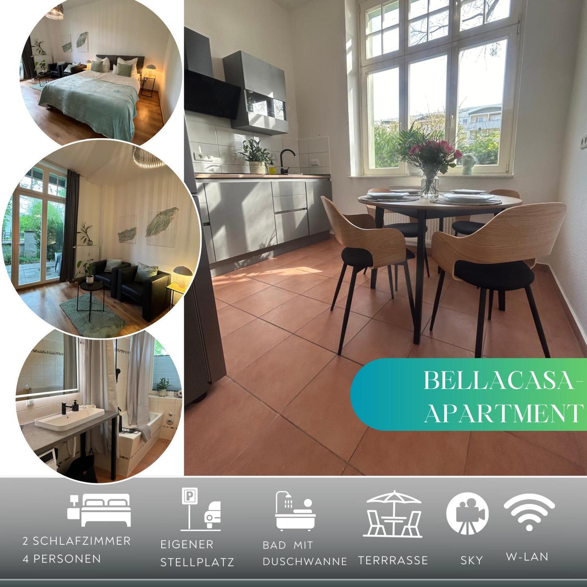 Mintara Komfort Apartment Mit Grill -Terrasse, Sky Und Parkplatz Magdeburg Ngoại thất bức ảnh